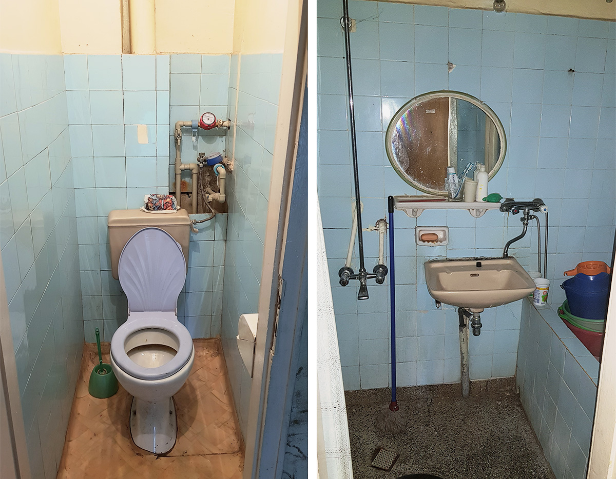 Bathroom renovation Sofia - before reovation