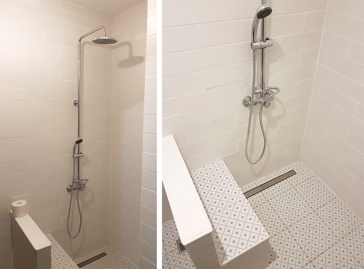 Bathroom renovation Sofia - shower installation