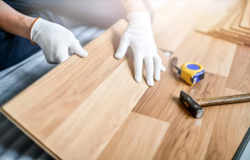Laminate parquet installation